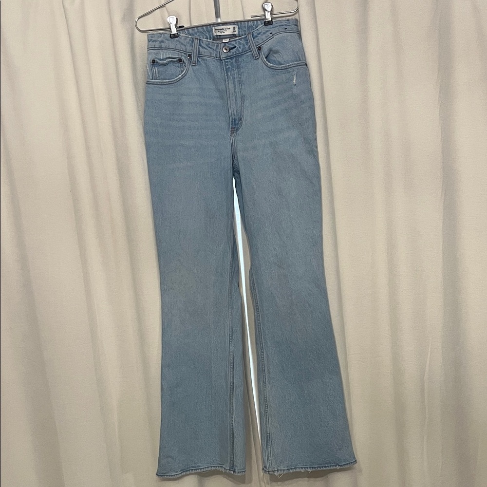 Abercrombie & Fitch Light Blue Flare Jeans